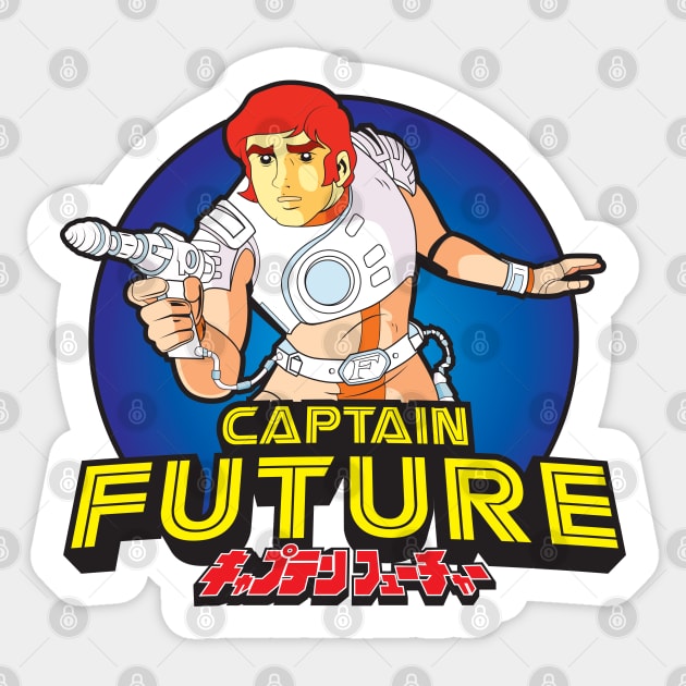 Captain Future Sticker by santanafirpo